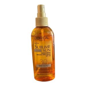 L'Oreal Sublime Sunscreen SPF‎ 30 Broad Spectrum Sheer Protect Oil 5.0 fl oz